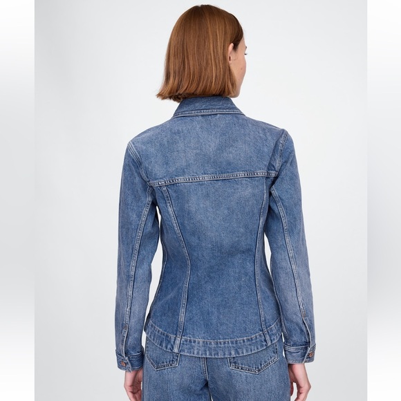 Longline Denim Jacket - Picture 2 of 7